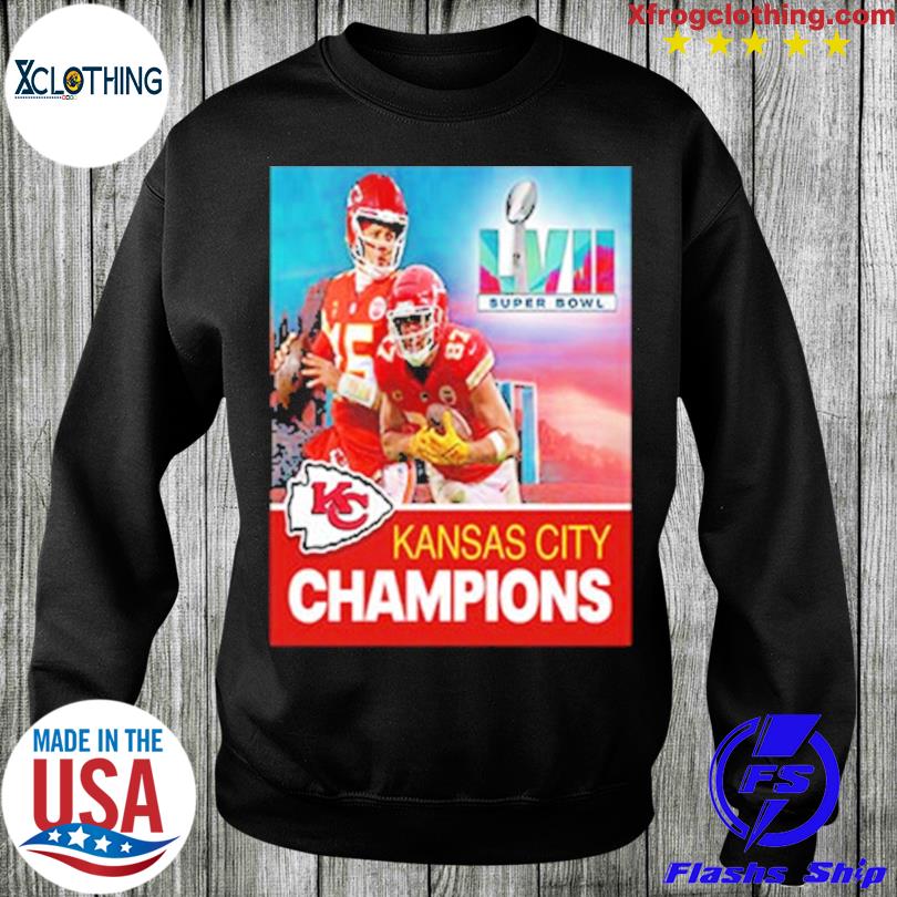 Kansas City Chiefs Super Bowl LVII Winners T-Shirt