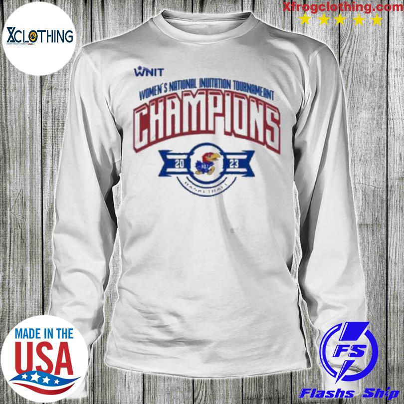 Kansas Jayhawks 2023 Women's National Invitation Tournament Champions shirt