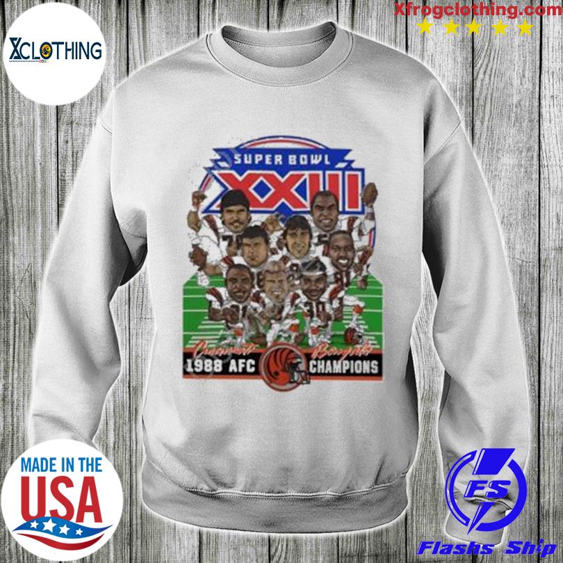 Super Bowl XXIII Cincinnati Bengals 1988 AFC Champions shirt, hoodie,  sweater, long sleeve and tank top