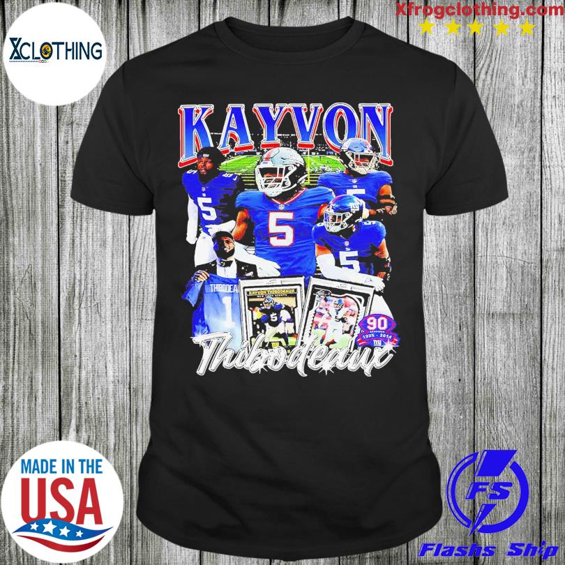 Kayvon Thibodeaux 5 New York Giants football retro poster shirt, hoodie,  sweater, long sleeve and tank top