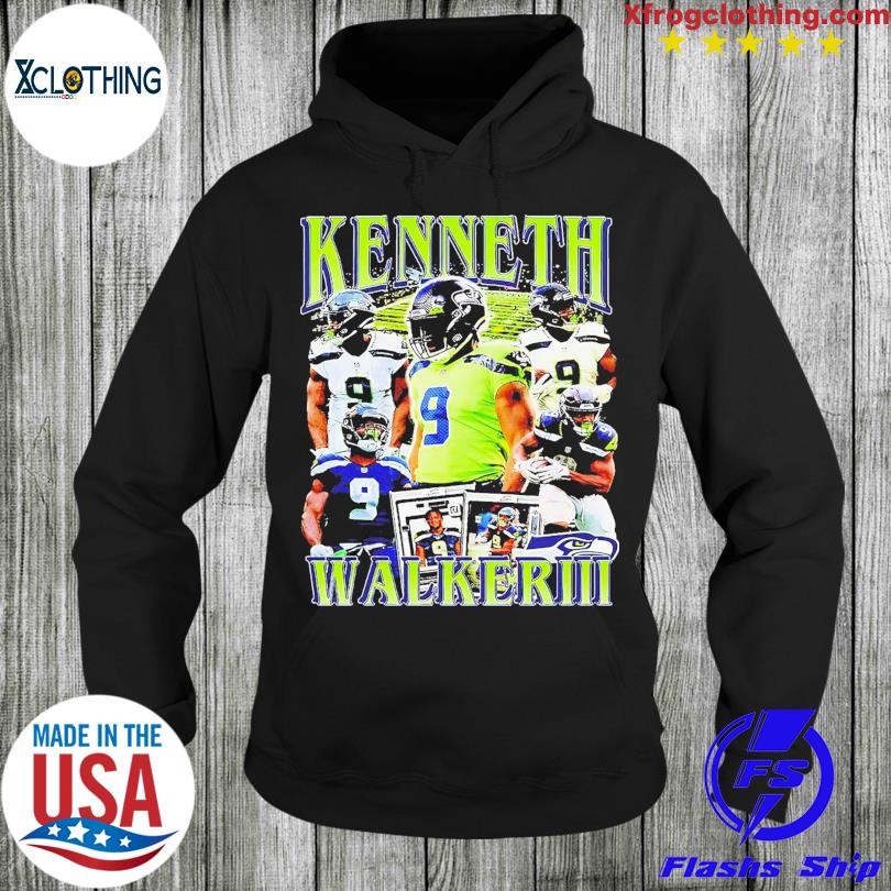 Official kenneth walker iii seattle seahawks vintage shirt, hoodie,  sweater, long sleeve and tank top