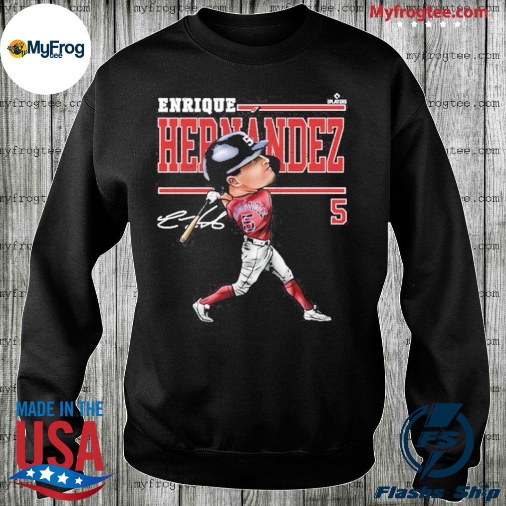 Kike Hernandez Enrique Hernandez Cartoon Wht Shirt, hoodie