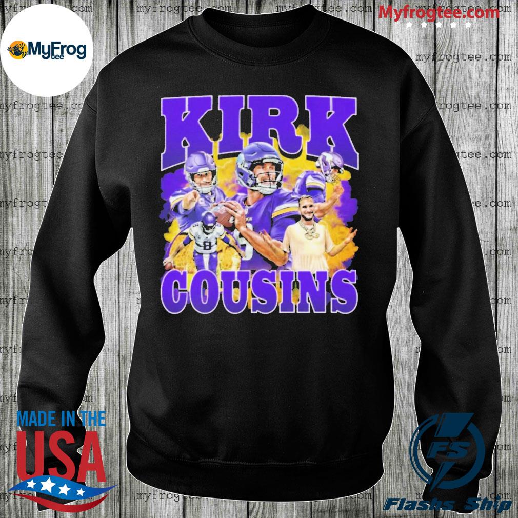 Kirk Cousins 8 player football poster shirt, hoodie, sweater, long sleeve  and tank top