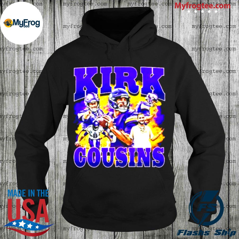 Kirk Cousins 8 Minnesota Vikings player football poster shirt, hoodie,  sweater, long sleeve and tank top