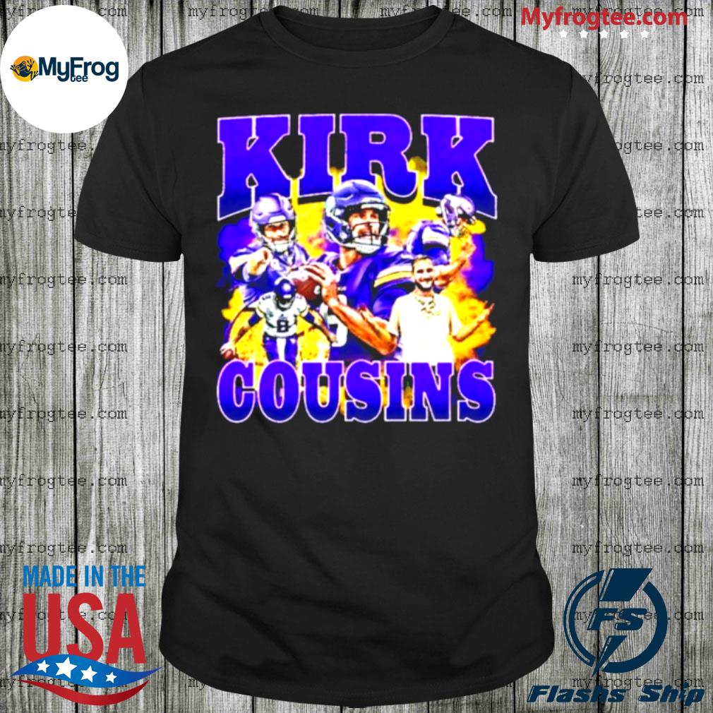 Kirk Cousins 8 Minnesota Vikings player football poster shirt, hoodie,  sweater, long sleeve and tank top