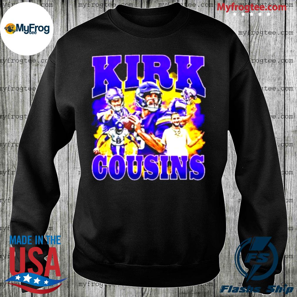 Kirk Cousins 8 Minnesota Vikings player football poster shirt, hoodie,  sweater, long sleeve and tank top