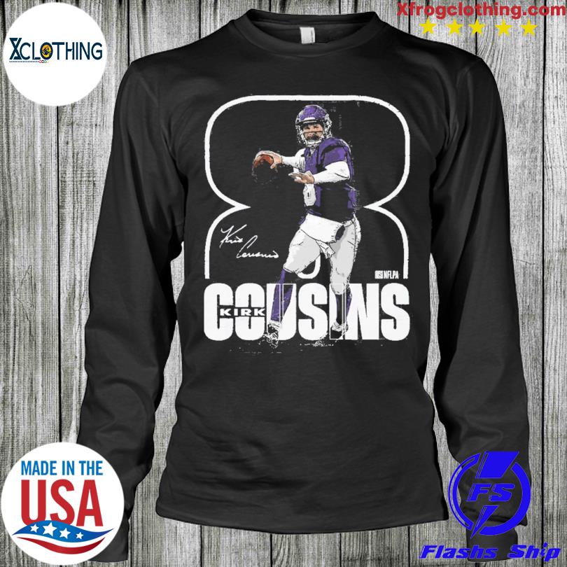 Kirk Cousins Outline T Shirt, hoodie, sweater and long sleeve