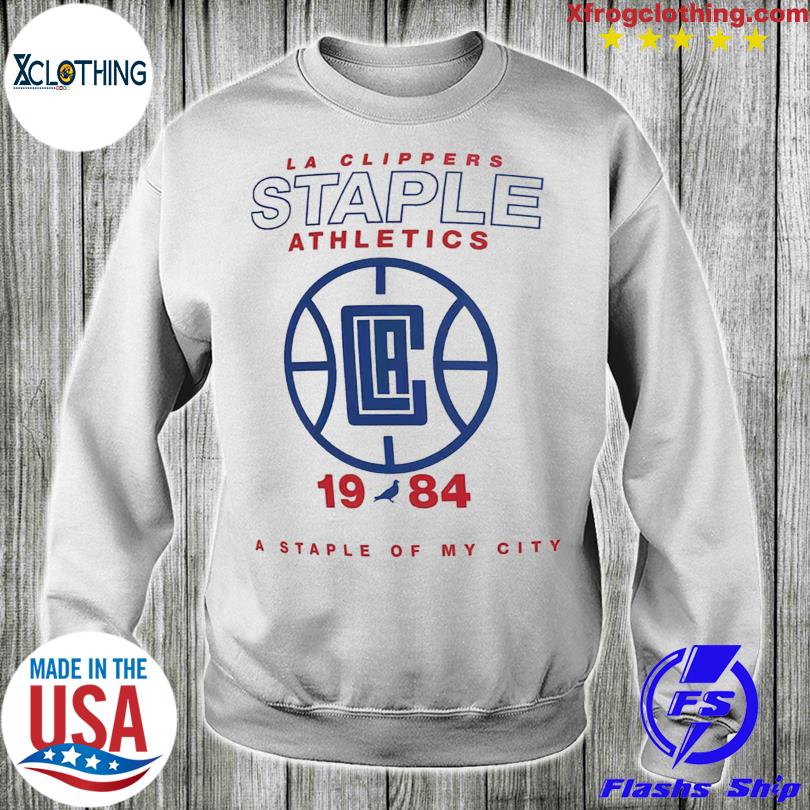 Men's NBA x Staple White La Clippers Home Team T-Shirt Size: Large