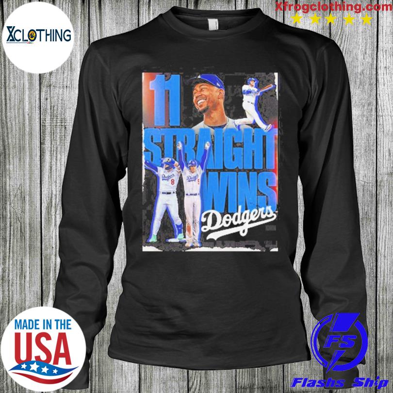 Los Angeles Dodgers 11th Straight Wins shirt, hoodie, sweater