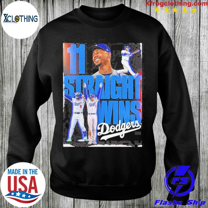 Los Angeles Dodgers 11th Straight Wins shirt, hoodie, sweater