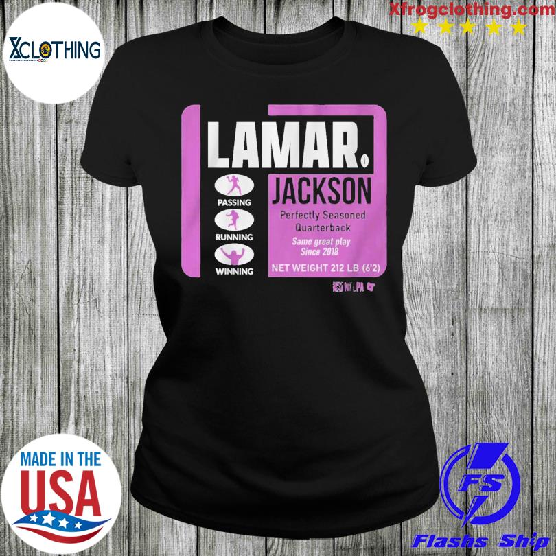 Lamar Jackson Perfectly Seasoned Shirt, hoodie, sweater, long