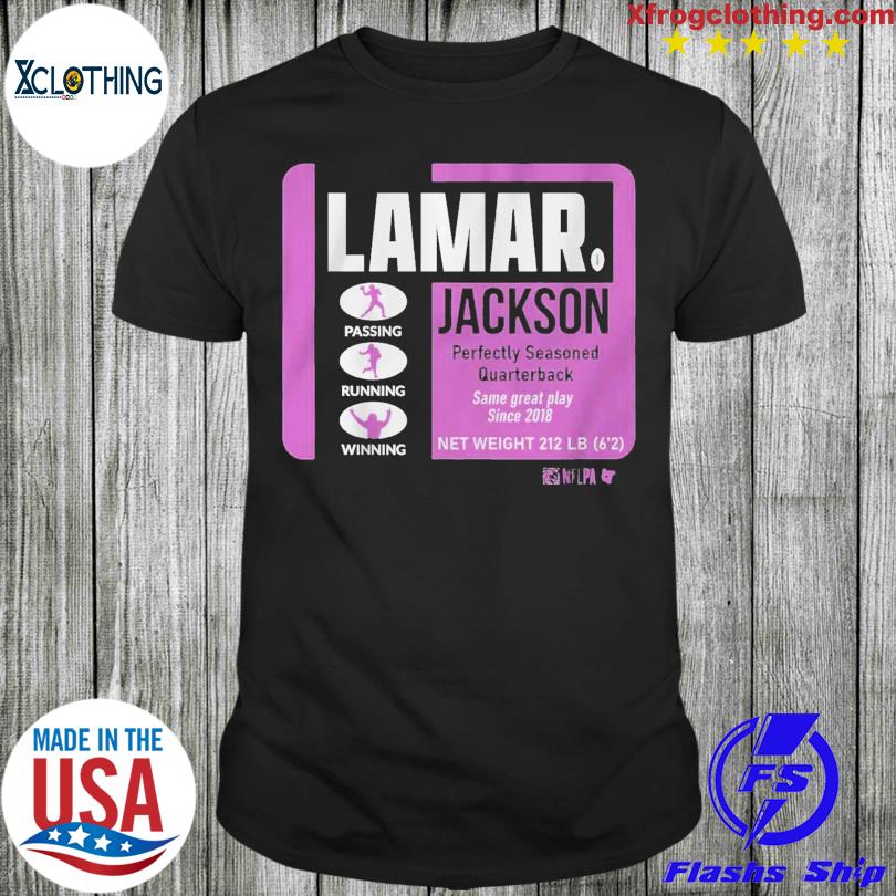 Lamar Jackson Perfectly Seasoned Shirt, hoodie, sweater, long sleeve and  tank top