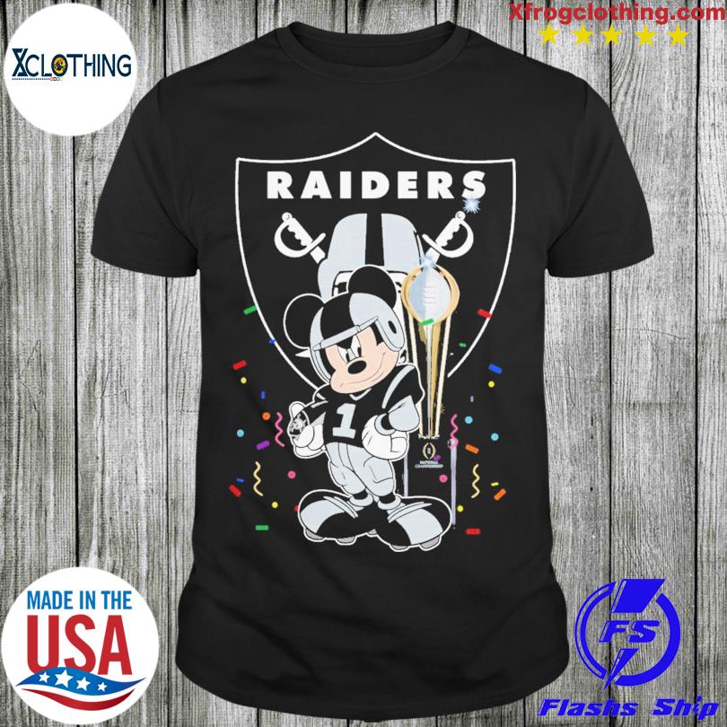 Mickey Mouse Las Vegas Raiders The Year When Sh#t Got Real Tee Shirt