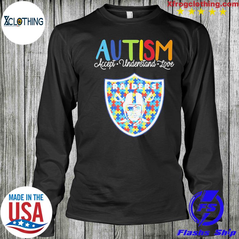 THE BEST NFL Las Vegas Raiders Special Autism Awareness Design Hoodie