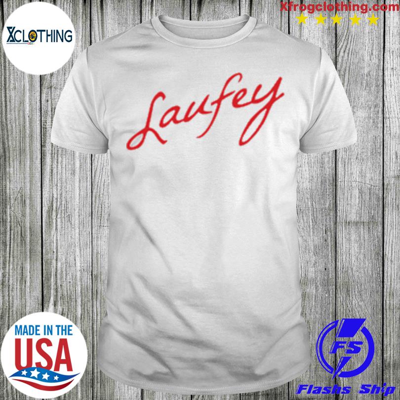Laufey merch embroidered signature shirt
