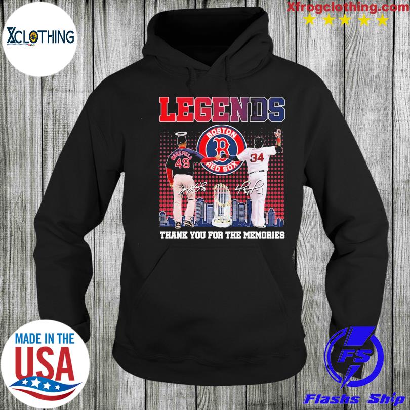 Boston red sox legends thank you for the memories shirt - Limotees