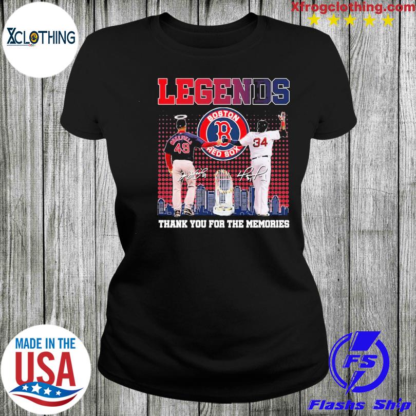 Legends Boston Red Sox Thank You For The Memories T-Shirt - Torunstyle