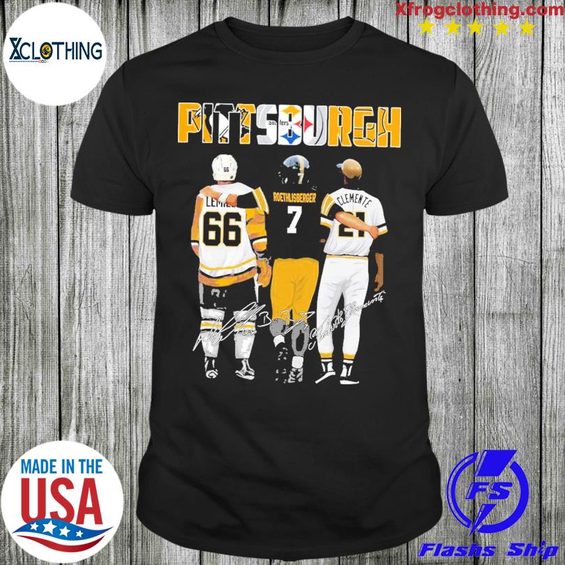 Official Lemies Roethlisberger Clemente Pittsburgh Signatures shirt,  hoodie, longsleeve, sweatshirt, v-neck tee