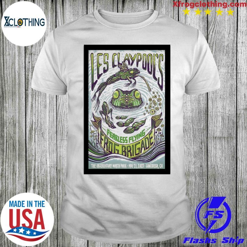 Les Claypool’s Fearless Flying Frog Brigade Poster Tour San Diego, CA 2023 Shirt