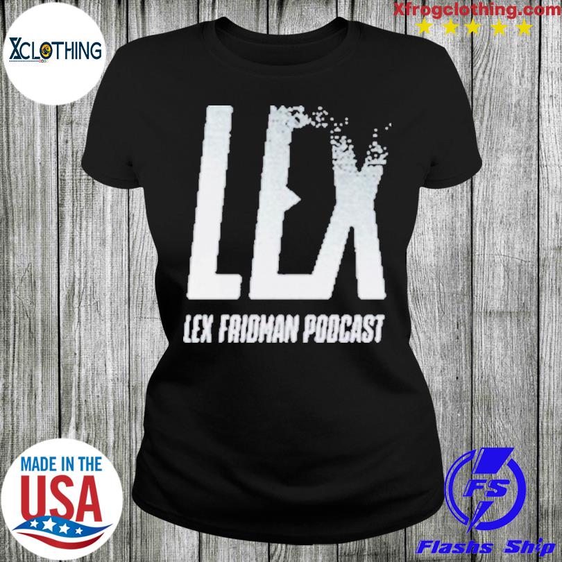 LEX FRIDMAN Podcast White Tee Short-Sleeve Unisex T-Shirt