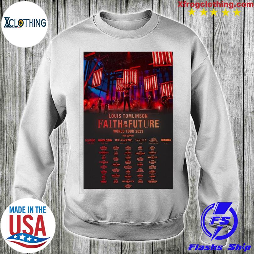 Faith In The Future World Tour 2023 T-Shirt, Uk Europe Louis Tomlinson Tour  2023 Shirt