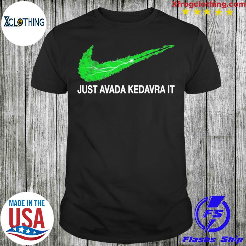 Logo Nike Harry Potter Spell Just Avada Kedavra It Just Do It Shirt