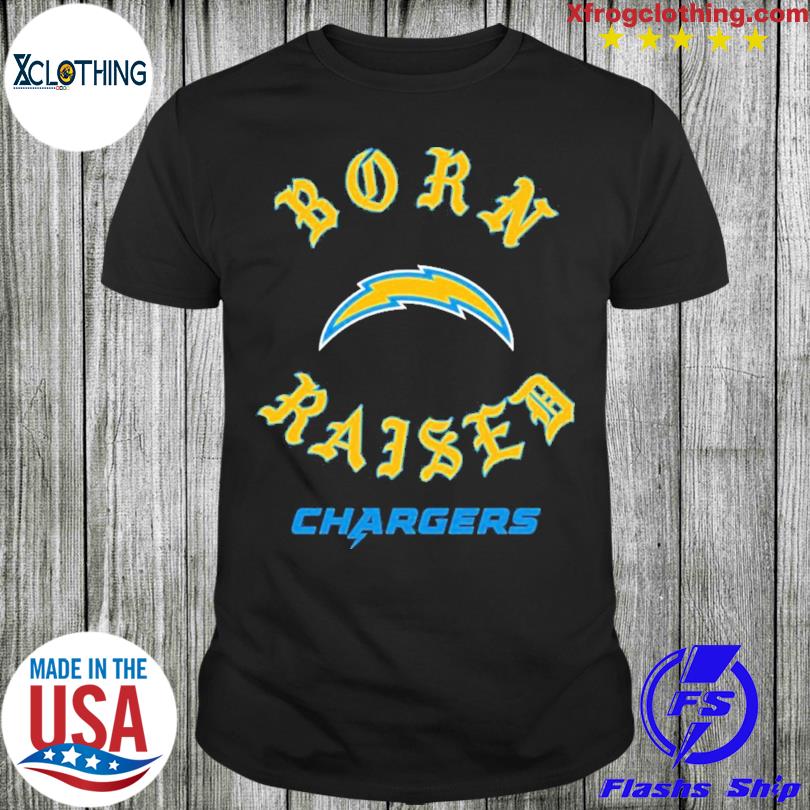 Los Angeles Chargers Born X Raised Unisex T-shirt - Shibtee Clothing