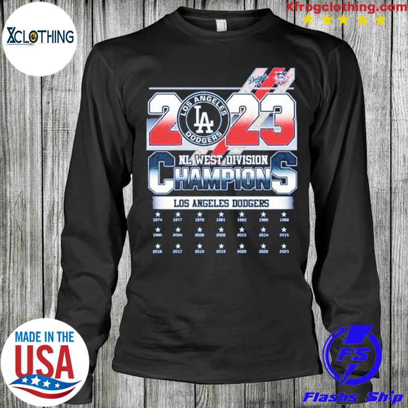 Los Angeles Dodgers 2023 NL West Division Champions shirt, hoodie, sweater,  long sleeve and tank top