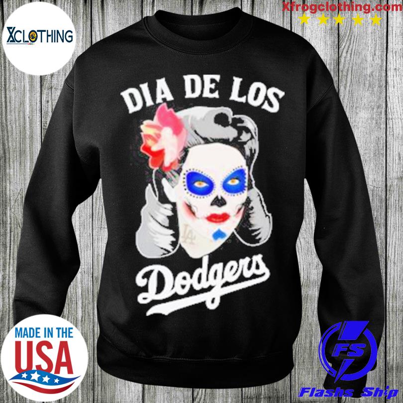 Los Angeles Dodgers Dia De Los Dodgers Skull Women New Shirt, hoodie,  sweater, long sleeve and tank top