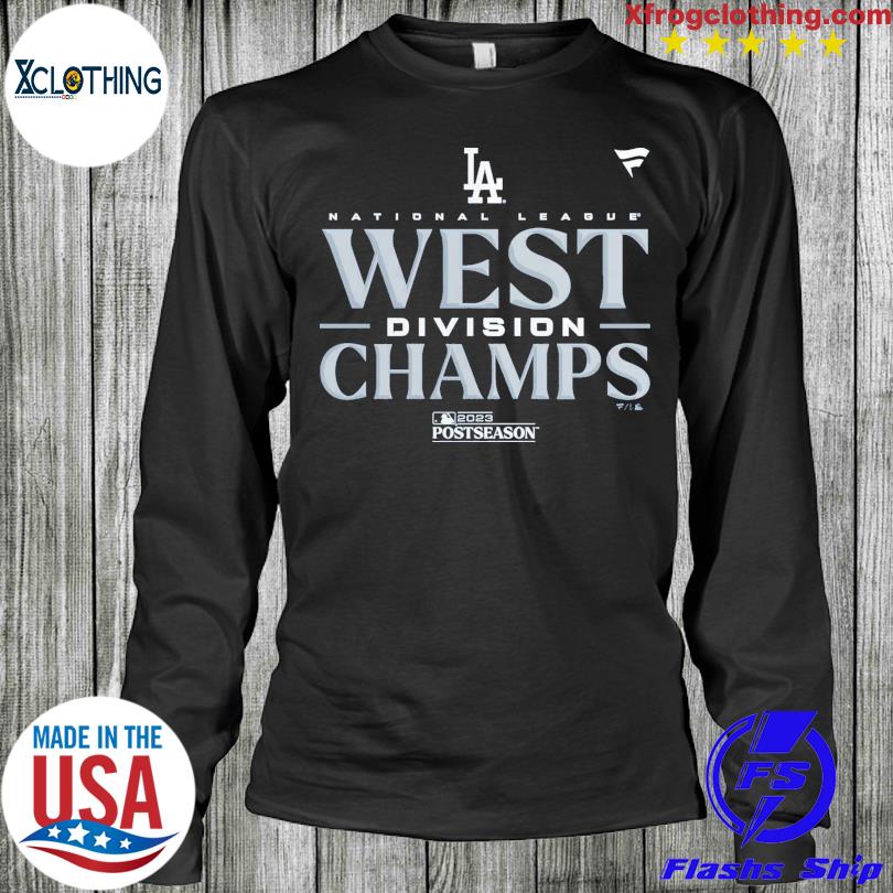 Los Angeles Dodgers Fanatics Authentic 2023 NL West Division Champions Shirt,  hoodie, sweater, long sleeve and tank top