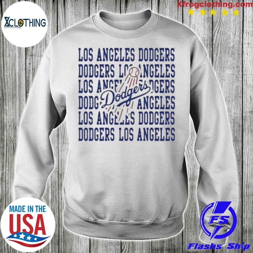 Youth Gray Los Angeles Dodgers Logo T-Shirt