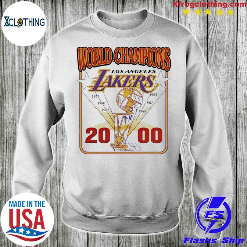 Lakers 2000 championship sales shirt