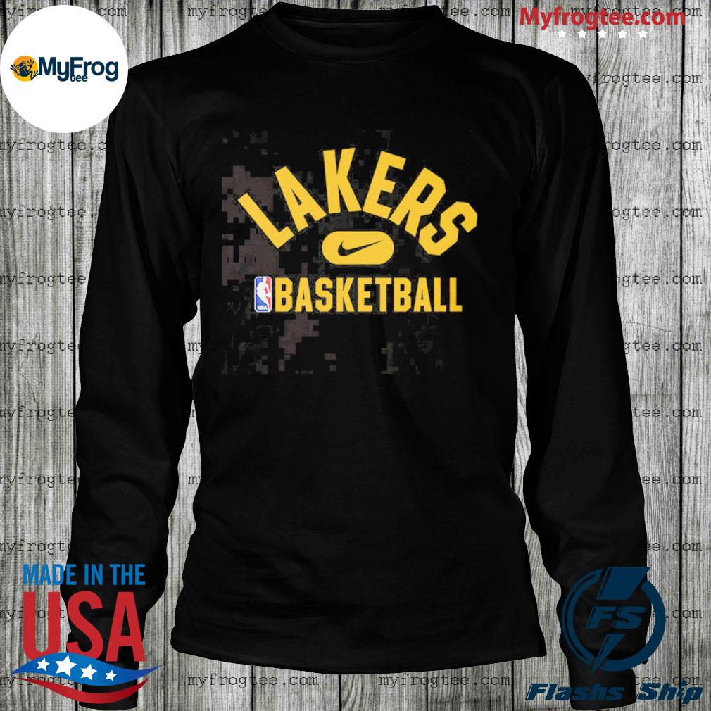 Nike Men's Los Angeles Lakers Practice Long-Sleeve T-Shirt