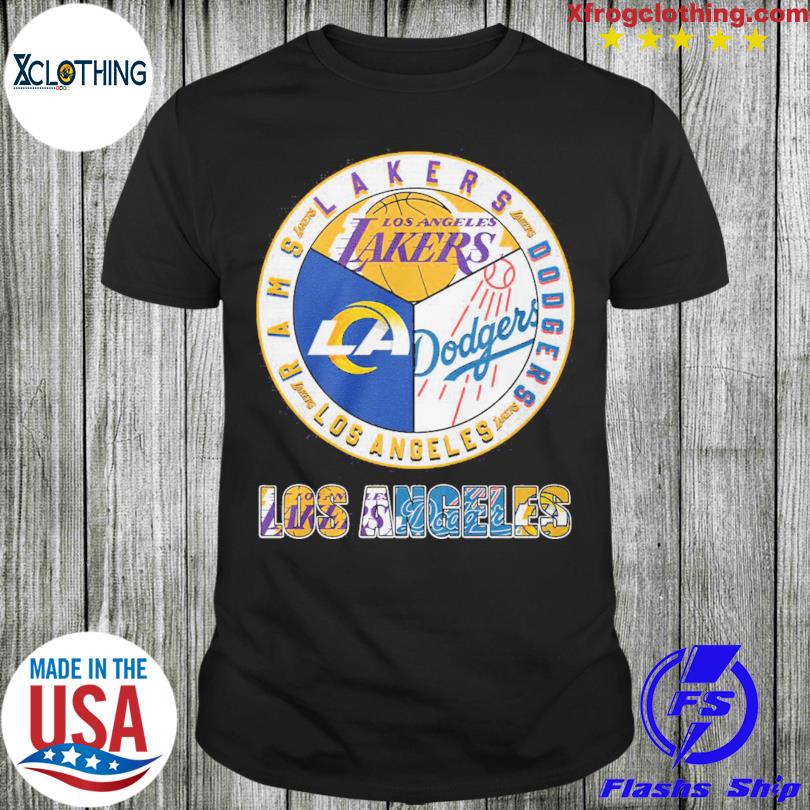 Los Angeles Lakers Dodgers Rams City Champions shirt, hoodie