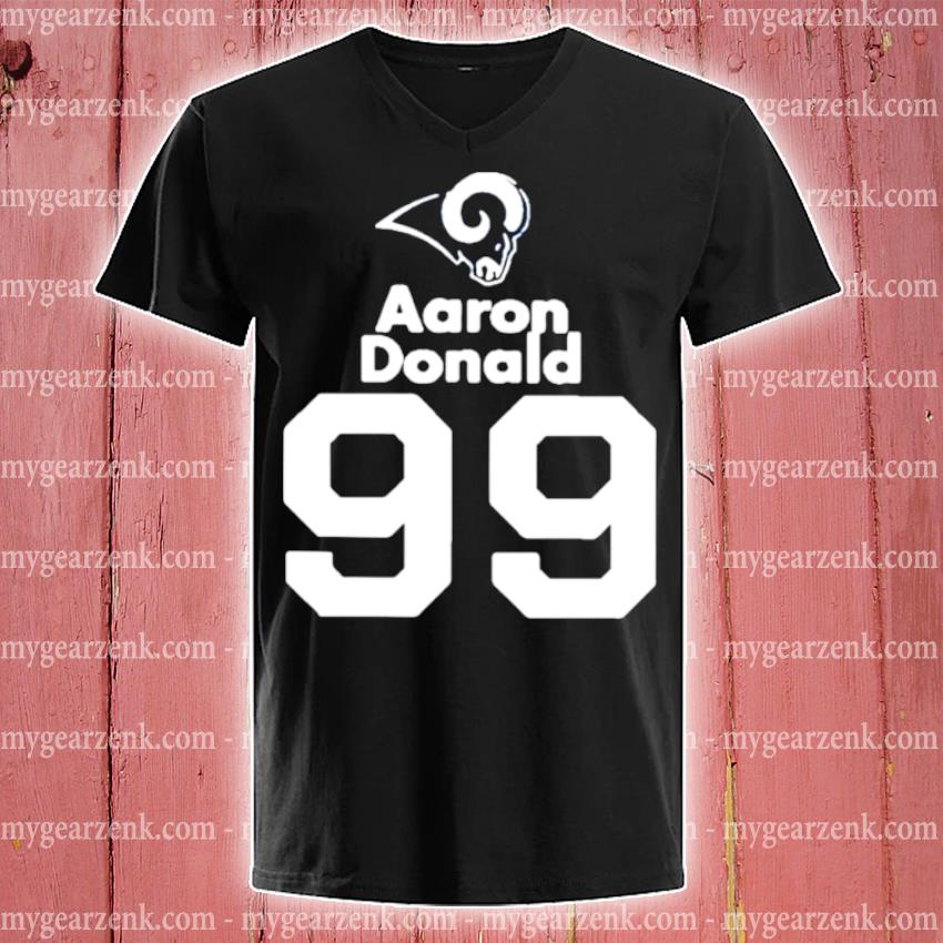 Aaron Donald #99 Los Angeles Rams football photo shirt, hoodie