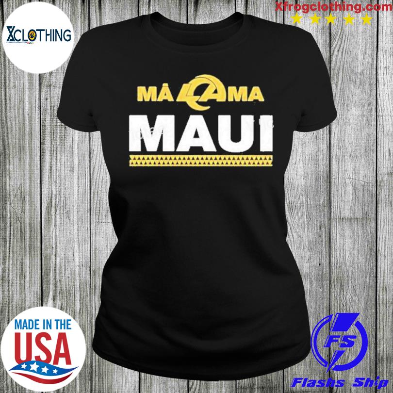 Los Angeles Rams Store Los Angeles Rams X Mãlama Maui Relief Shirt