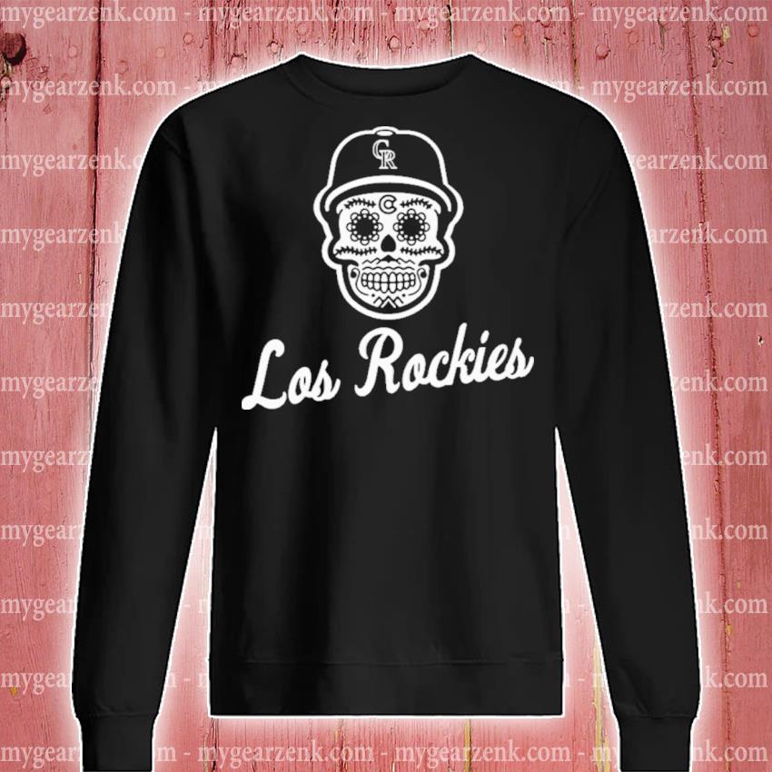 Colorado Rockies skull Los Rockies shirt, hoodie, sweater and v