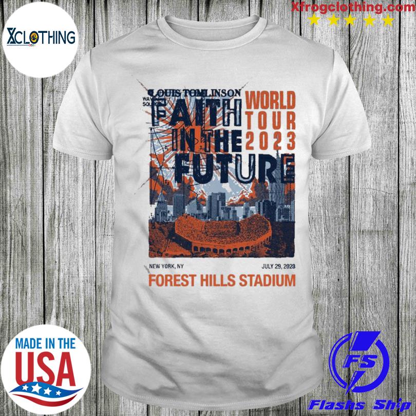 Louis Tomlinson Merch Faith In The Future Forest Hills Stadium World Tour  2023 T-Shirt North America - Briotee