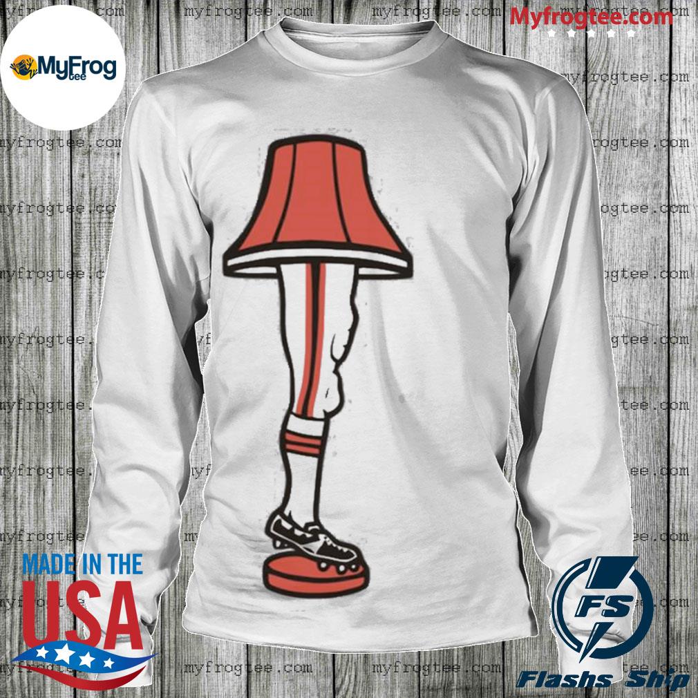 Webleedohio Major Award - Football Leg Lamp T-Shirt Large / Gray