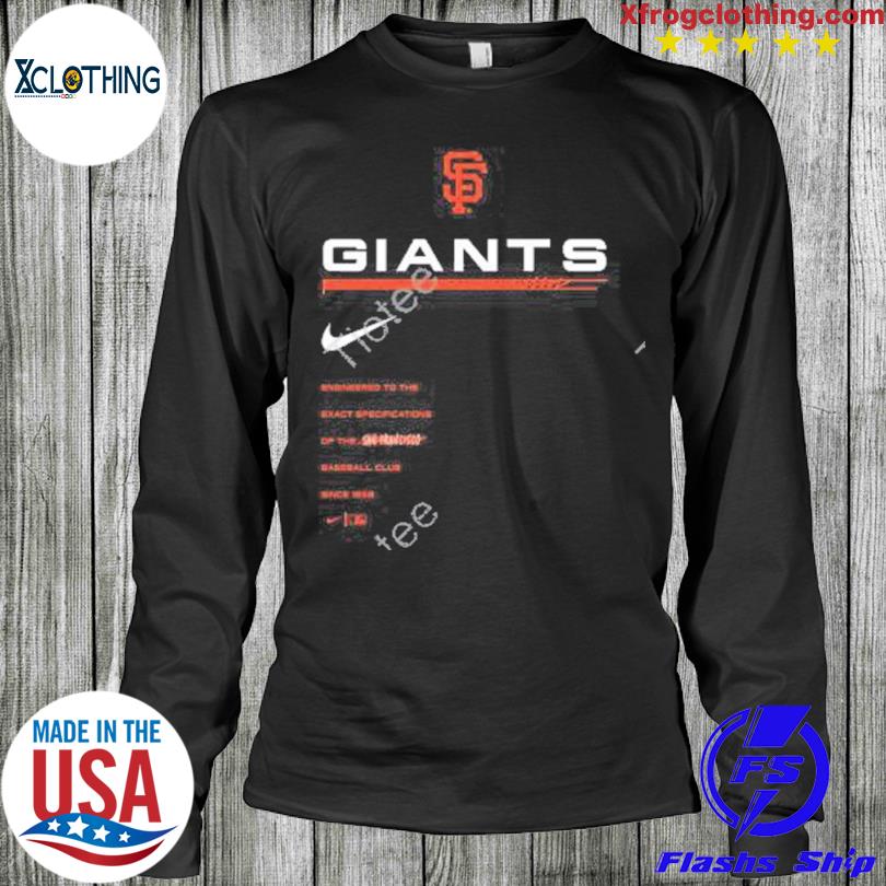 San Francisco Giants Nike Black Exceed Performance T-Shirt, hoodie