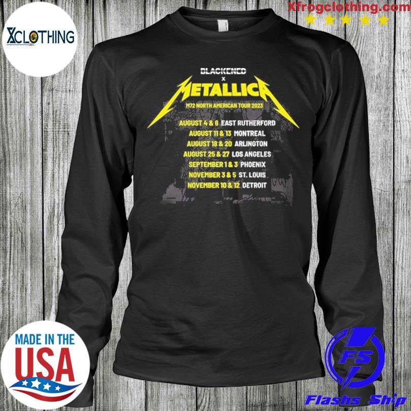Metallica M72 North American Tour 2023 X Blackened Whiskey 72 Seasons Two  Sides Fan Gifts Classic T-Shirt - Honateez in 2023