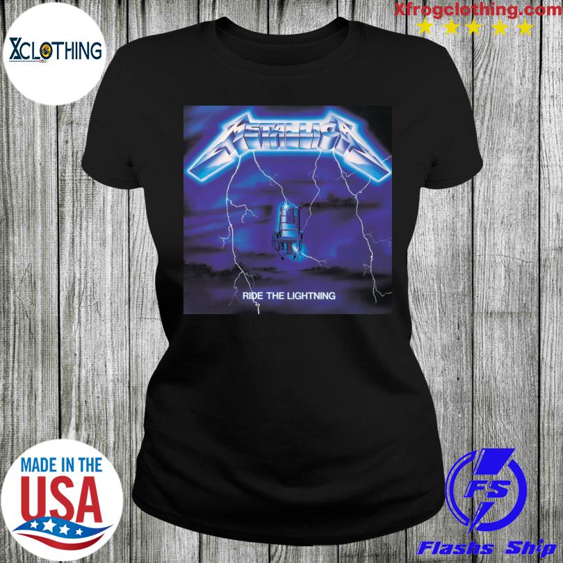  Metallica Ride The Lightning T-Shirt : Clothing, Shoes & Jewelry