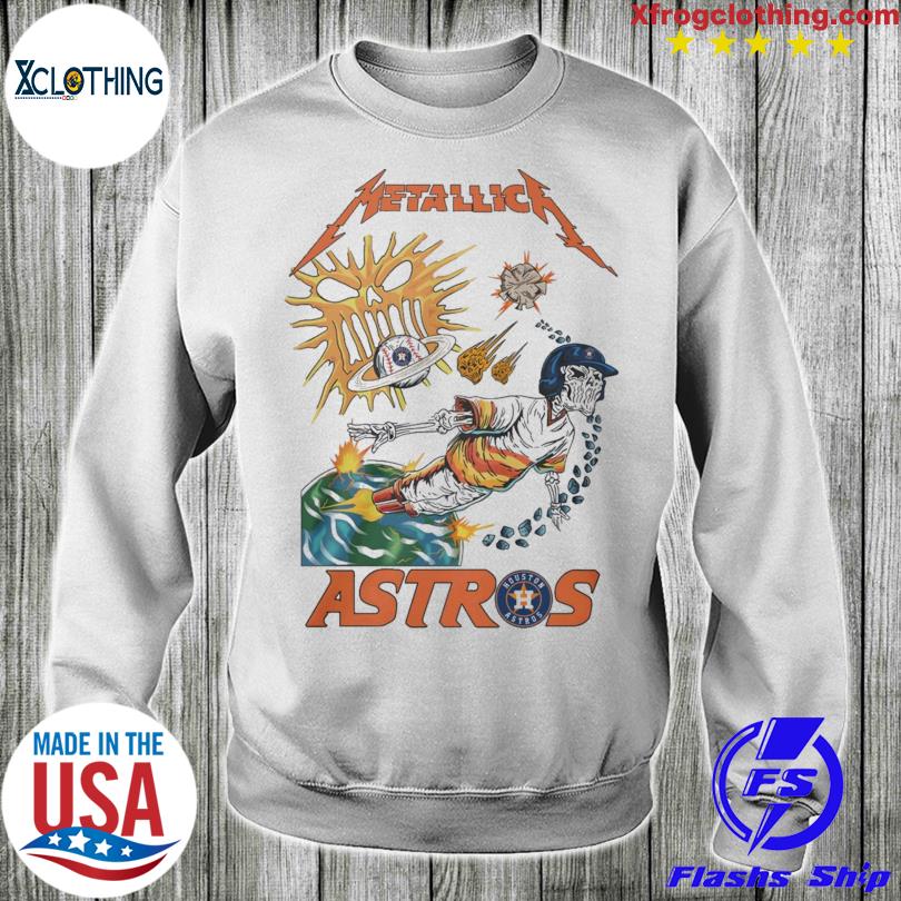 Metallica houston astros shirt, hoodie, sweater, long sleeve and tank top