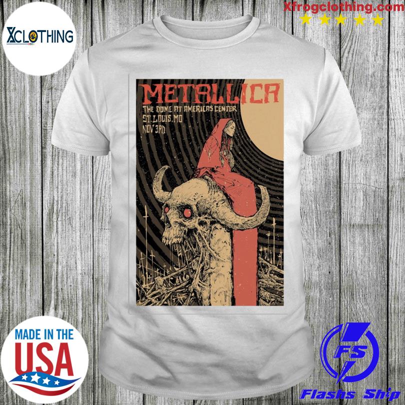 Metallica St. Louis, MO M72 North American Tour 2023 Poster T-Shirt,  hoodie, sweater and long sleeve