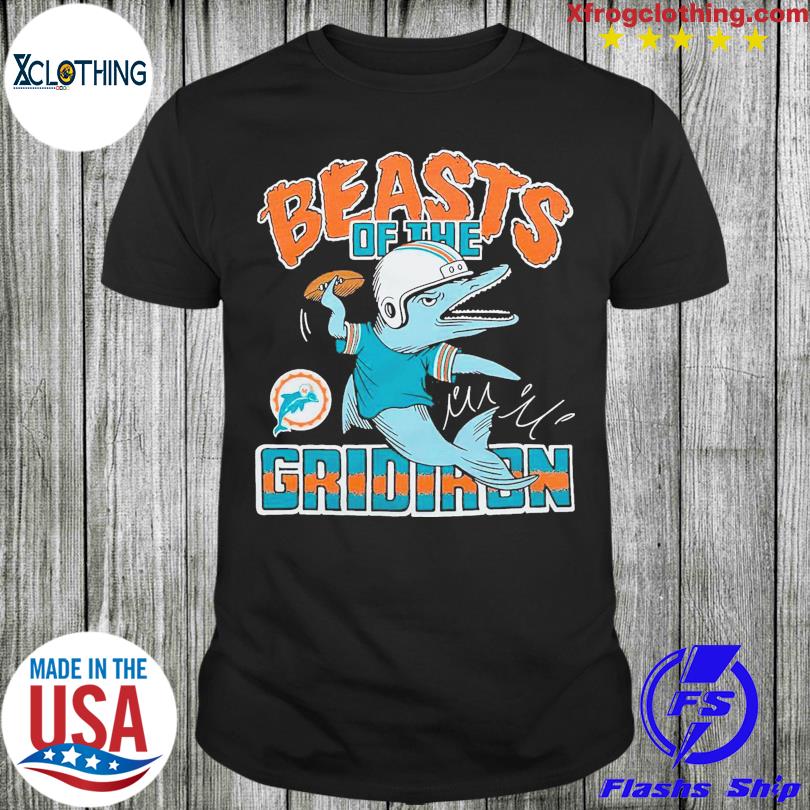 Official miami Dolphins Beasts Of The Gridiron T-Shirts, hoodie, tank top,  sweater and long sleeve t-shirt