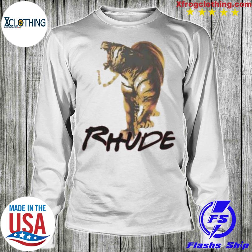 Rhude Tiger T Shirt White