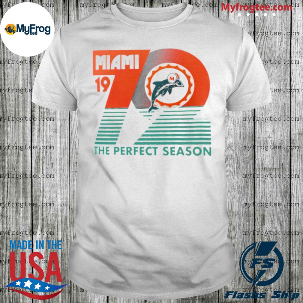 Miami Dolphins Nike Hometown Collection 1972 T-Shirt - Heathered Gray