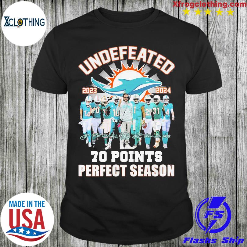 Miami dolphins undefeated outlet shirt