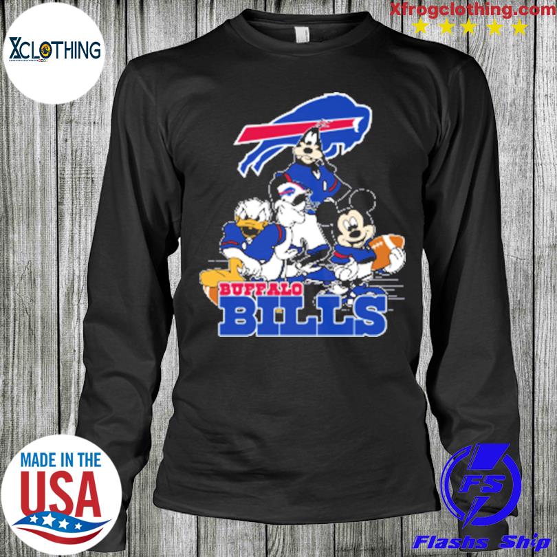 Mickey, Donald and Goofy Playing Rugby Buffalo Bill shirt, hoodie