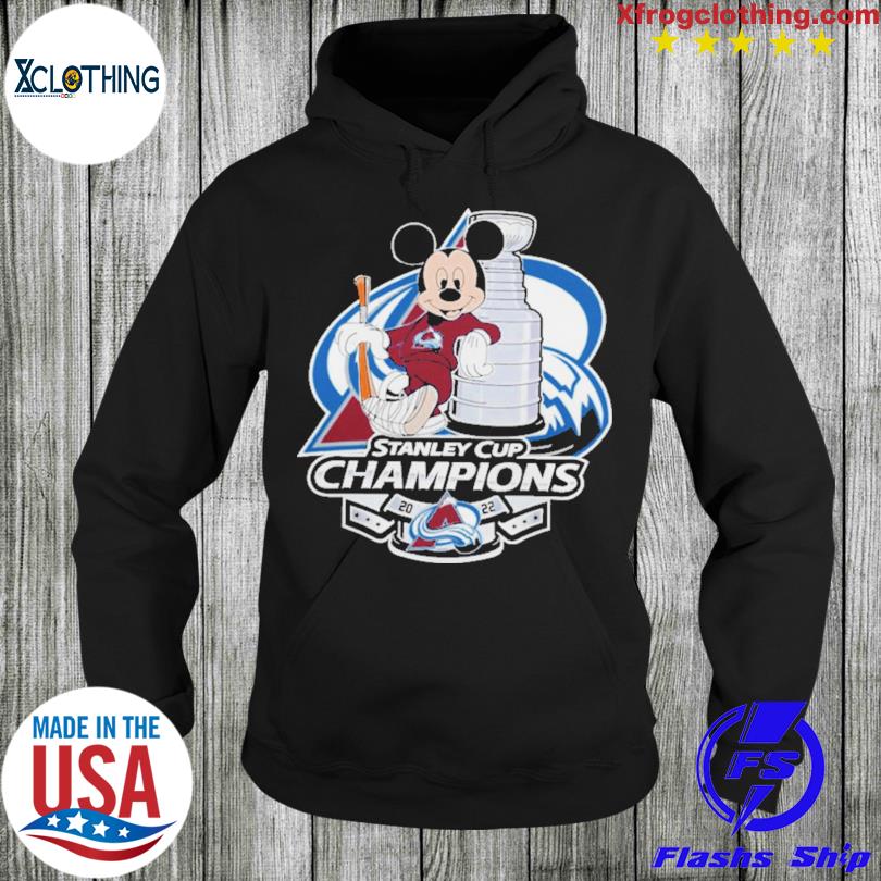 Mickey Mouse Colorado Avalanche 2022 Stanley Cup Champions Shirt